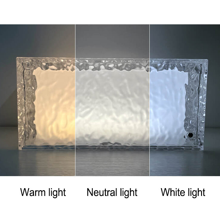 Ice Cube Acrylic RGB Table Lamp