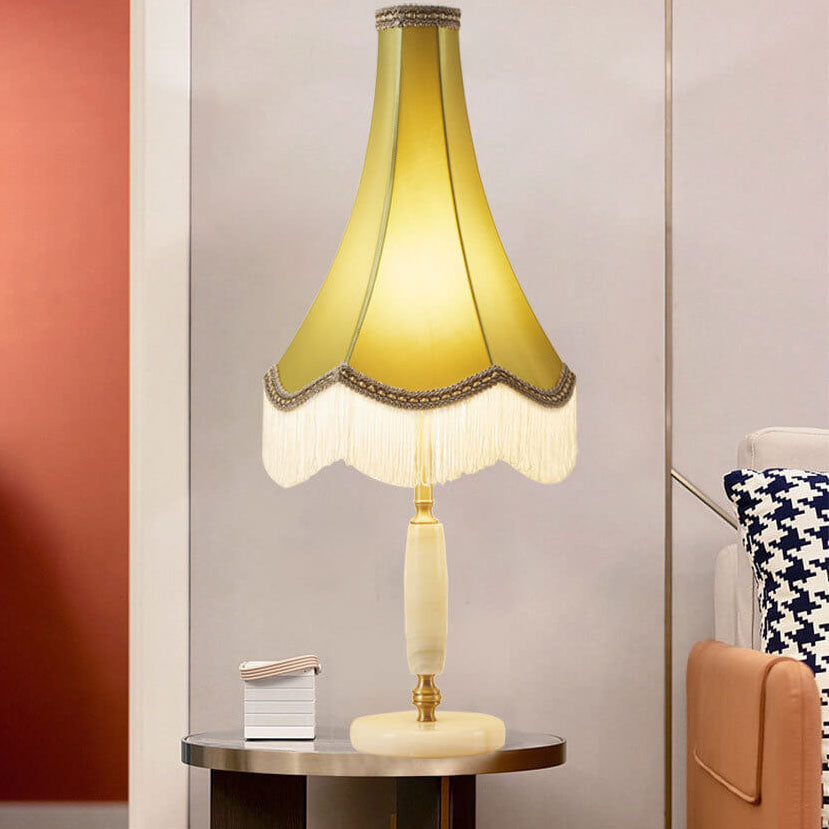 Court Tassel Copper Table Lamp