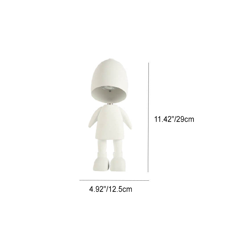 Resin Cartoon Angel Robot Table Lamp