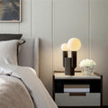 Double-Headed Ball Resin Table Lamp