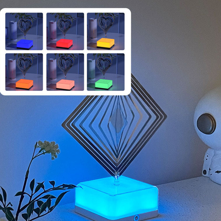 Stainless Steel ABS Cubic Table Lamp