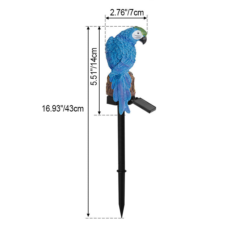 Solar Waterproof Colorful Resin Outdoor Light