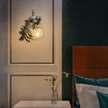Peacock Resin Wall Lamp