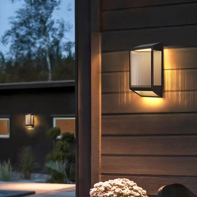 Trapezoidal Stainless Steel Acrylic Outdoor Light