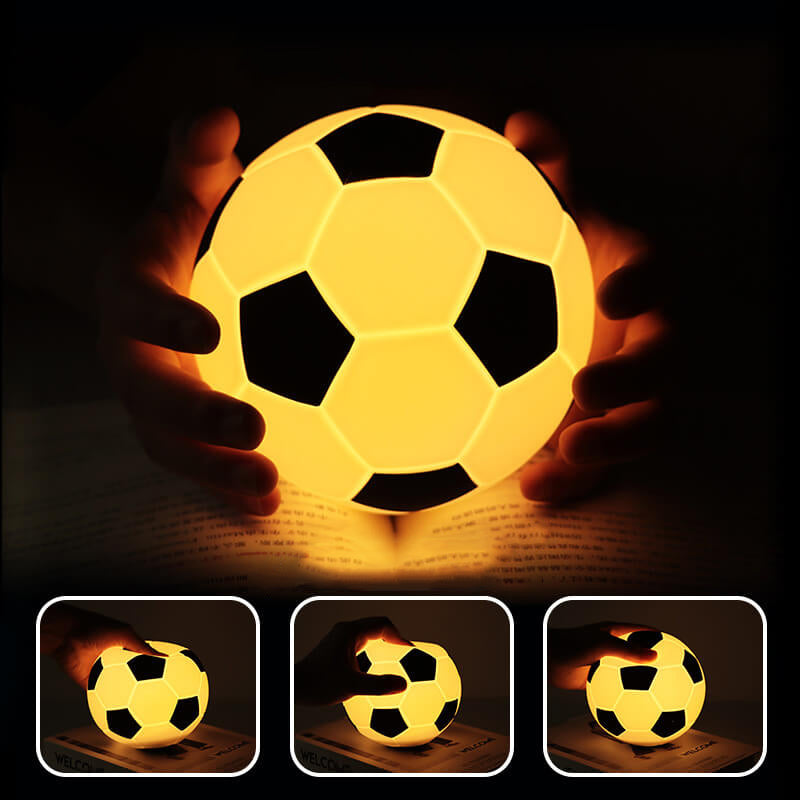 Soccer Silicone Night Charging Table Lamp
