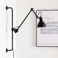 Iron Long Pole Swing Wall Lamp