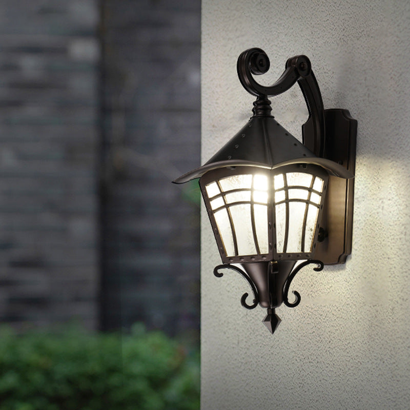 Aluminum Glass Cone Cylinder Outdoor Light