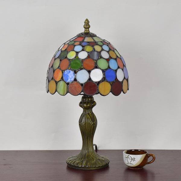 Dome Aluminum Glass Living Table Lamp