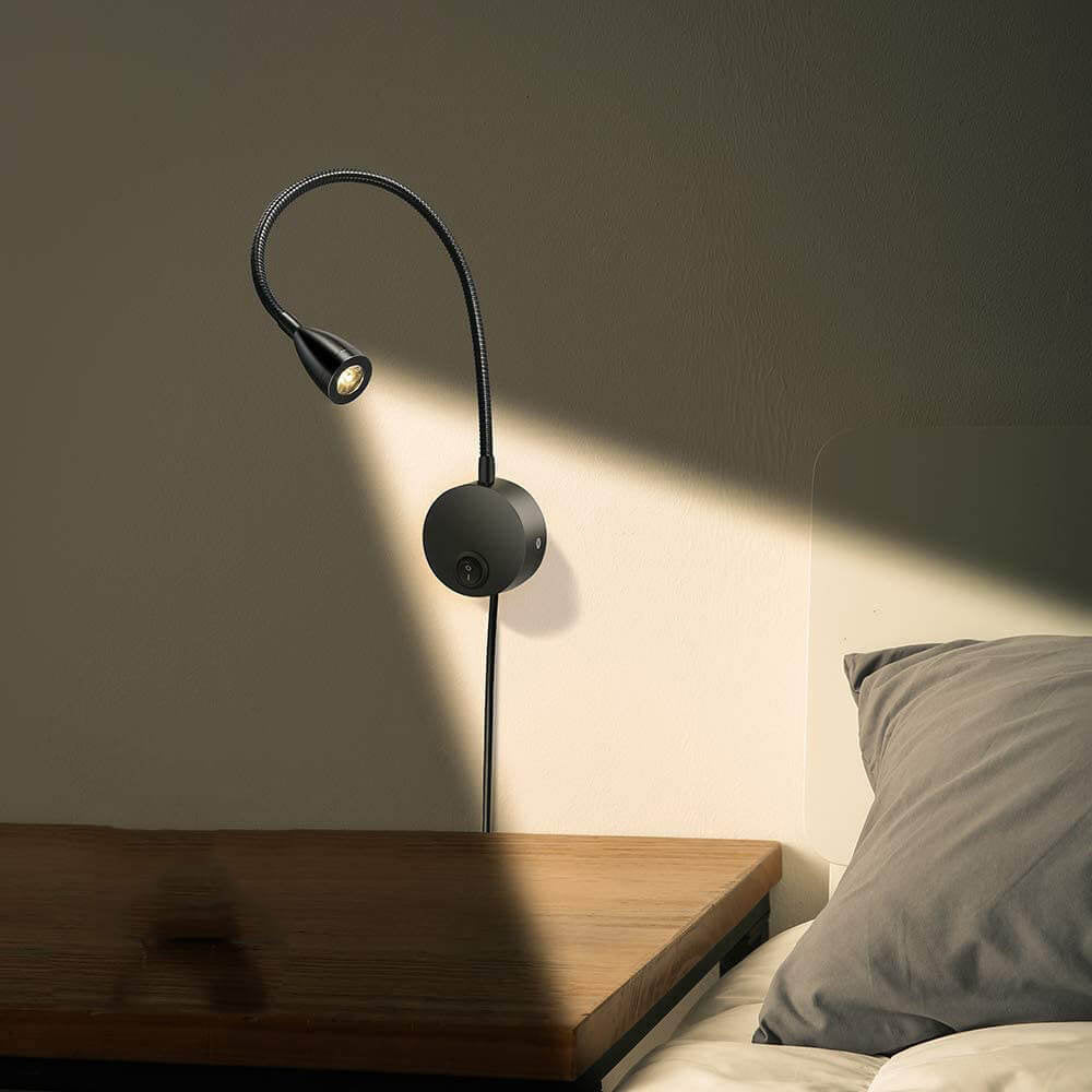 Hose Rotatable Reading Wall Lamp
