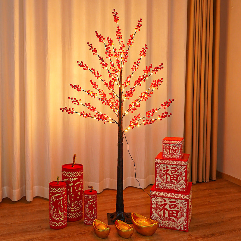 Holiday Decor Birch Tree Floor Lamp
