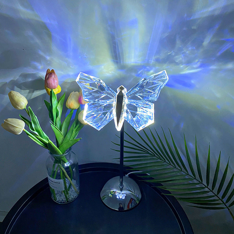 Butterfly Acrylic Shape Table Lamp