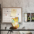 Butterfly Shape Stained Glass Table Lamp