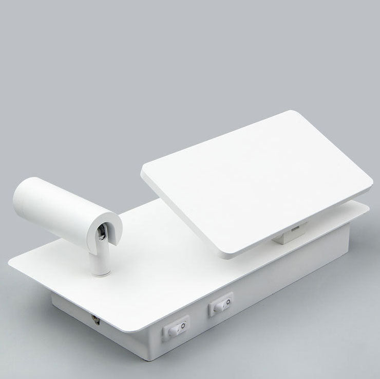 Square Flat Reading Wall Lamp