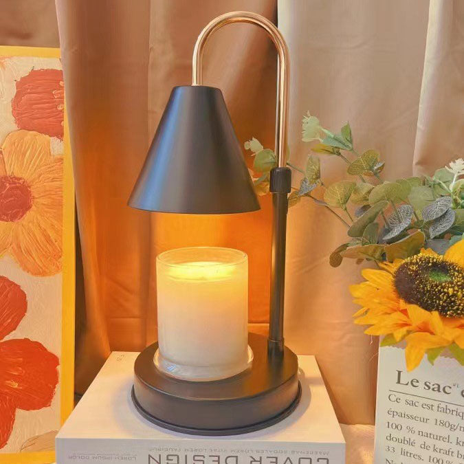 Metal Cone Lifting Melting Table Lamp