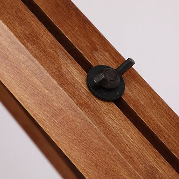 Tripod Camera Wooden Iron Floor Lamp