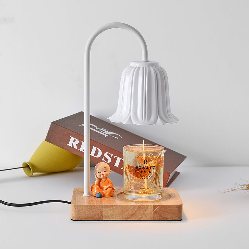 Log Hardware Timing Melting Table Lamp