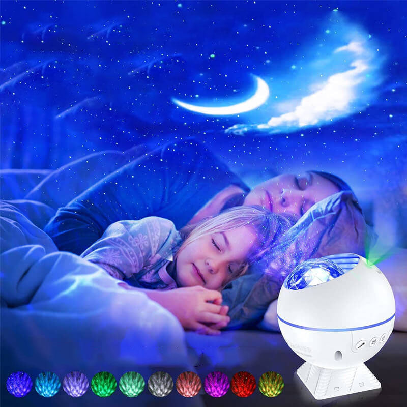 Plastic Seven-color Sound-controlled Star Night Light