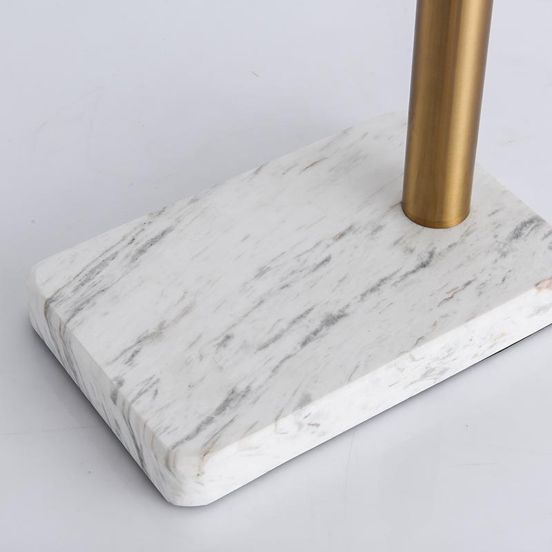 Cylinder Marble Hardware Bedroom Table Lamp