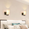 Cylinder Iron Glass 1/2 Wall Lamp