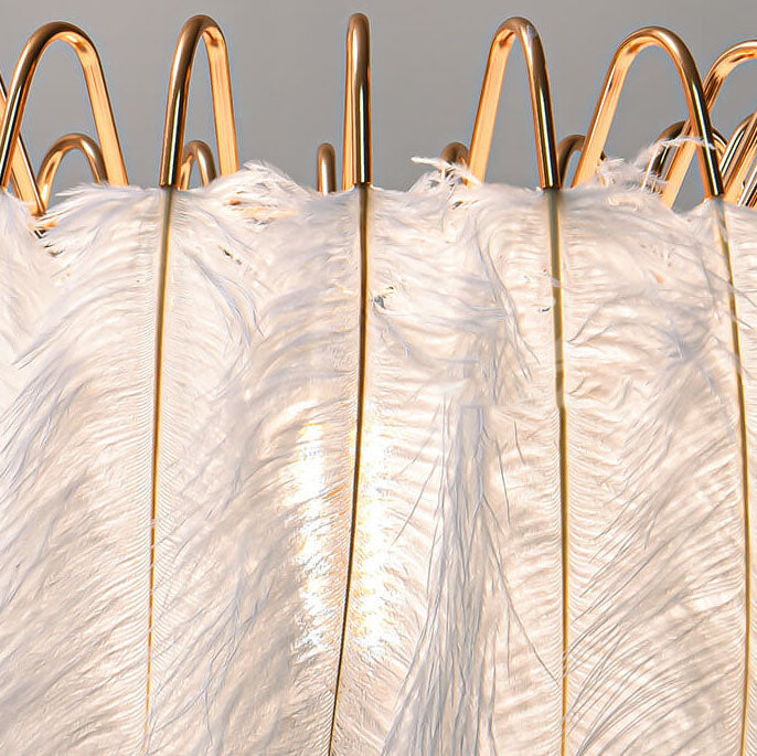 Feather Crown Tripod Floor Lamp