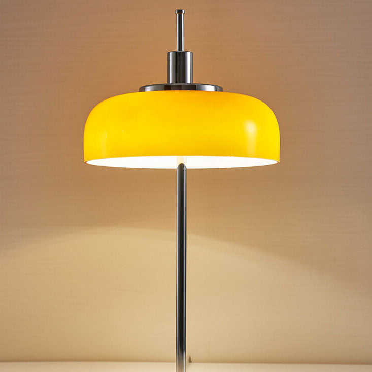 Orange Iron Glass 3-Light Table Lamp