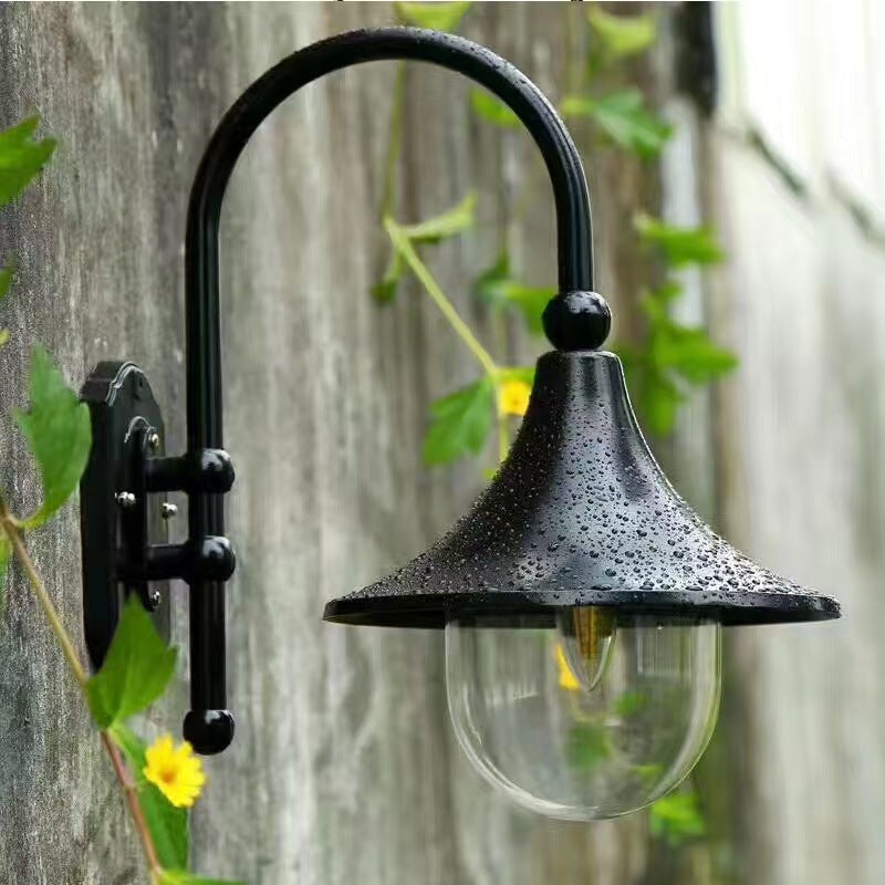 Aluminum Horn Shape Patio Outdoor Light