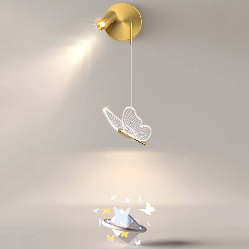 Butterfly Design Wall Lamp