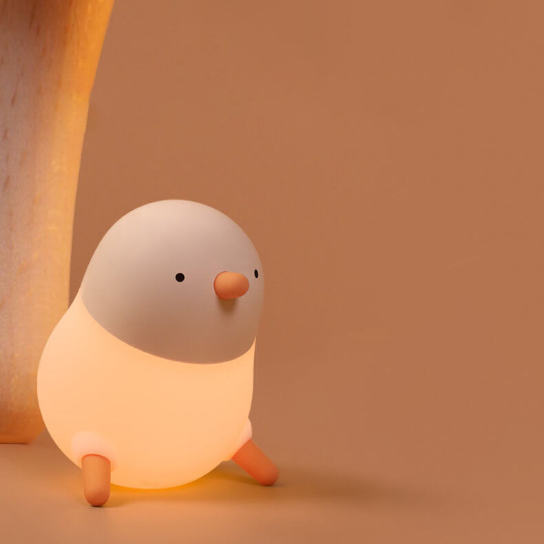 Cartoon Chick Silicone Night Table Lamp