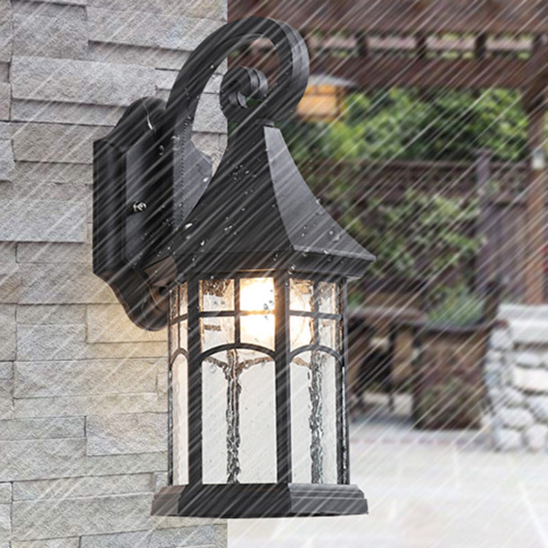 Aluminum Glass Conical Prism Outdoor Light
