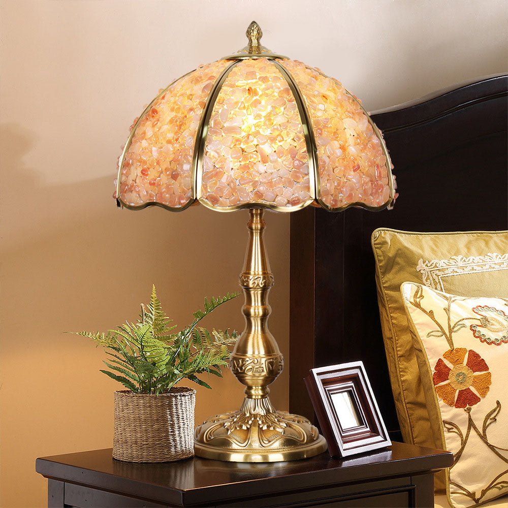 Umbrella Half Circle Full Table Lamp