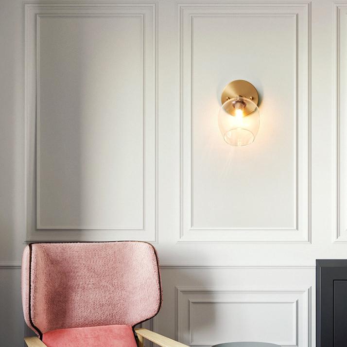 Glass Magic Bean Wall Lamp