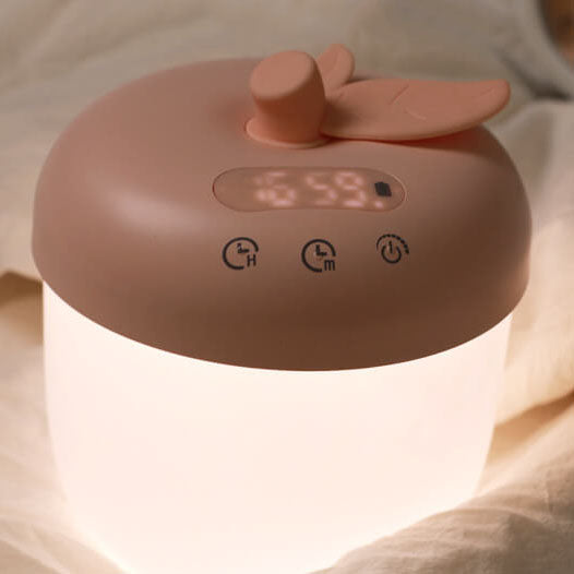 Apple Clock Touch Night Table Lamp