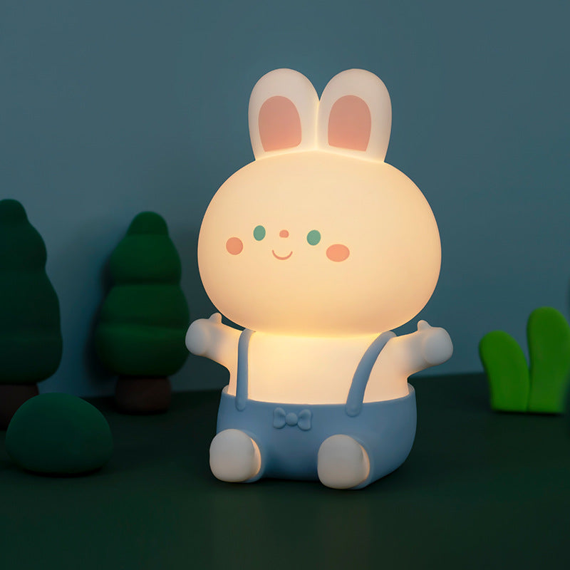 Cartoon Rabbit Silicone Rechargeable Table Lamp