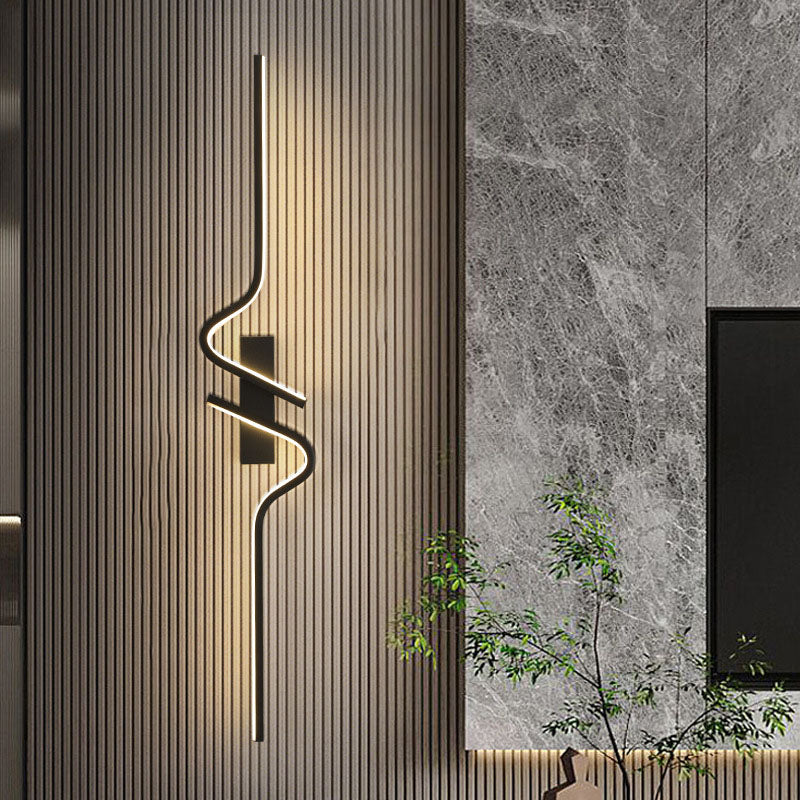 Strip Aluminum Silicon Gel Wall Lamp