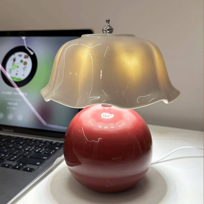 Decorative Floral Ceramic Table Lamp