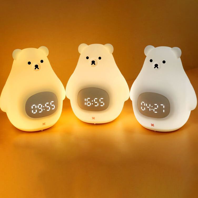 Cartoon Big White Bear Floor Lamp