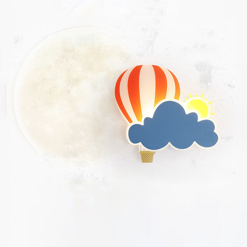 Kids Hot Air Balloon Wall Lamp
