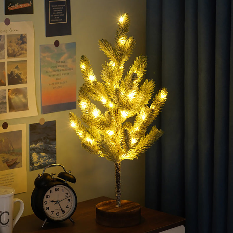 Pine Needle Tree PVC Table Lamp