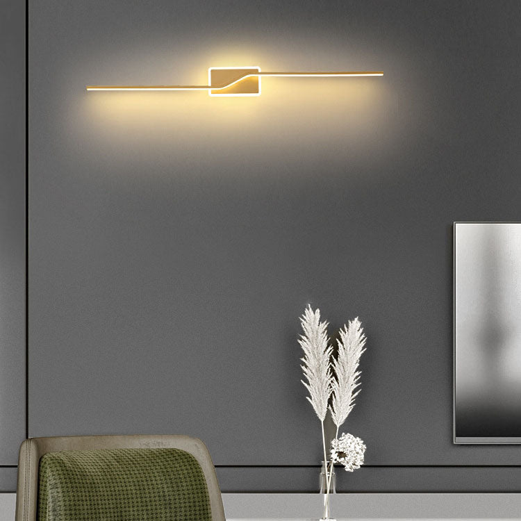 Bar Aluminum Silicone Acrylic Wall Lamp
