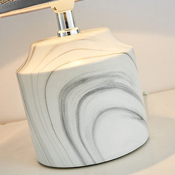 Cylinder Vase Ceramic Fabric Table Lamp