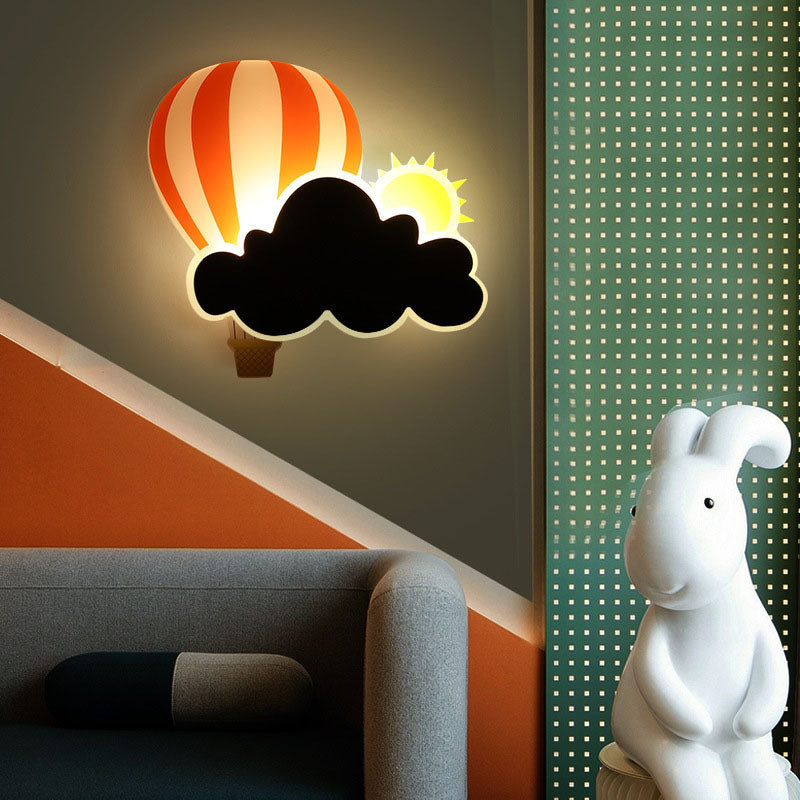Kids Hot Air Balloon Wall Lamp
