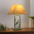 Parchment Painted Iron Table Lamp