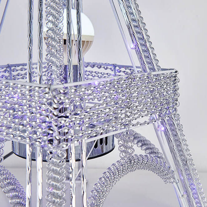 Decorative Aluminum Tower-Shaped Floor Lamp
