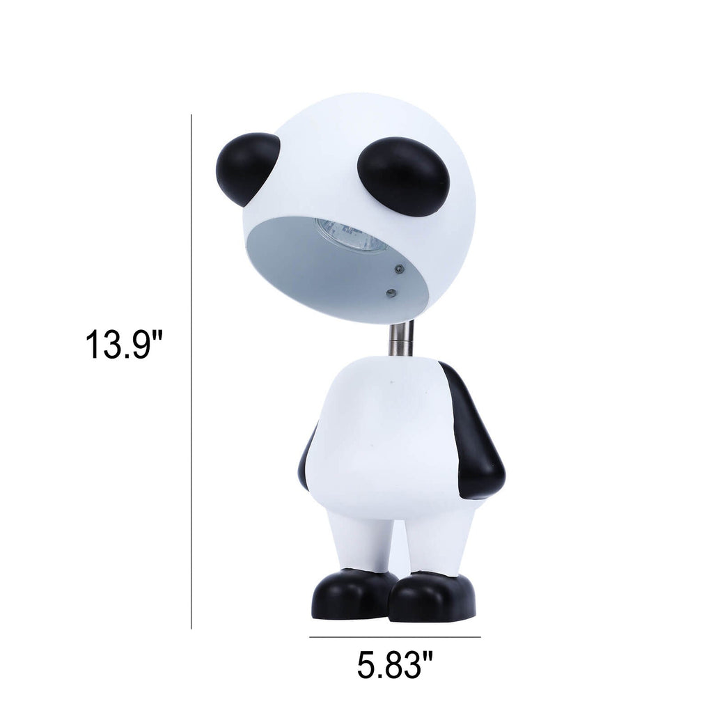 Cartoon Panda Resin Melting Table Lamp