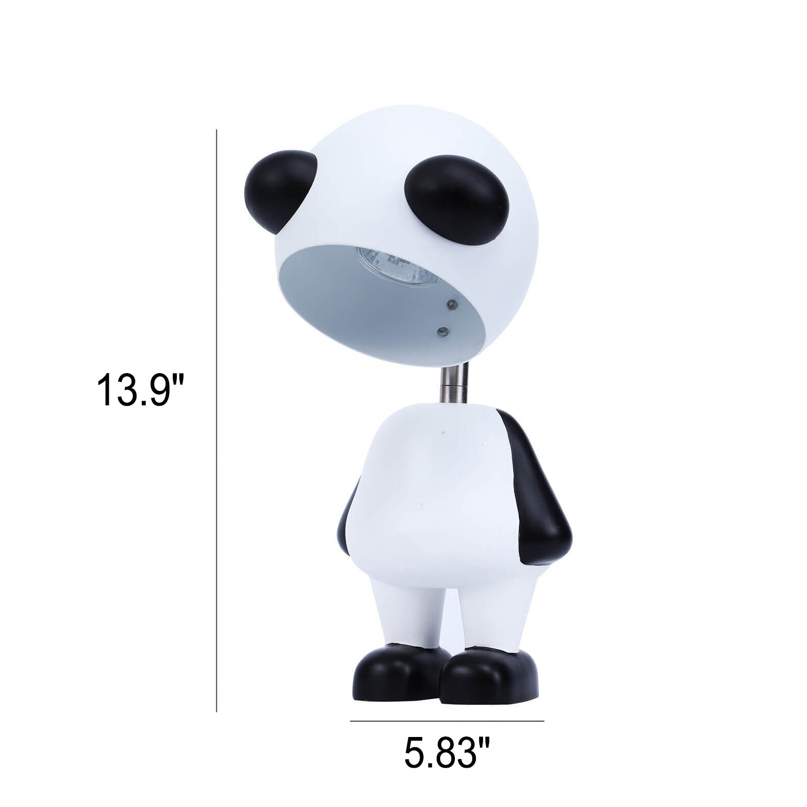 Cartoon Panda Resin Melting Table Lamp