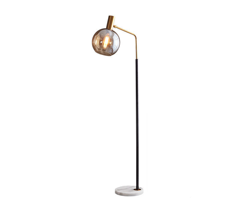 Contemporary Nordic Glass Dome Floor Lamp