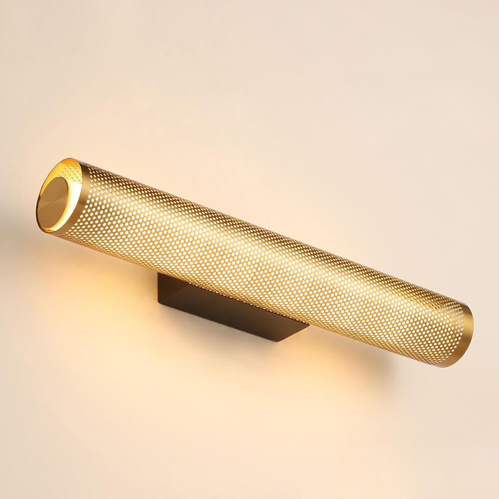 Vanity Grid Column Hardware Wall Lamp