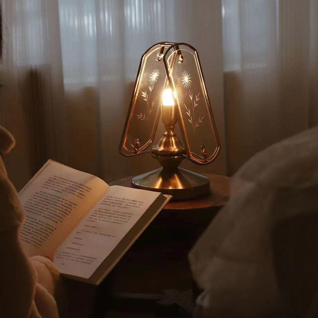 Screen Acrylic Iron Bedroom Table Lamp