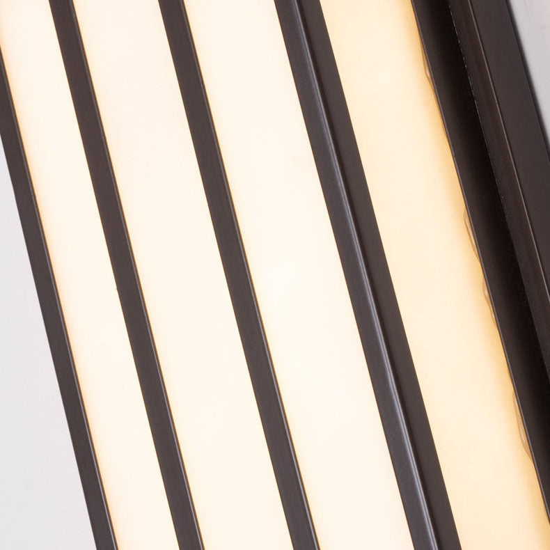 Imitation Marble Rectangular Outdoor Light
