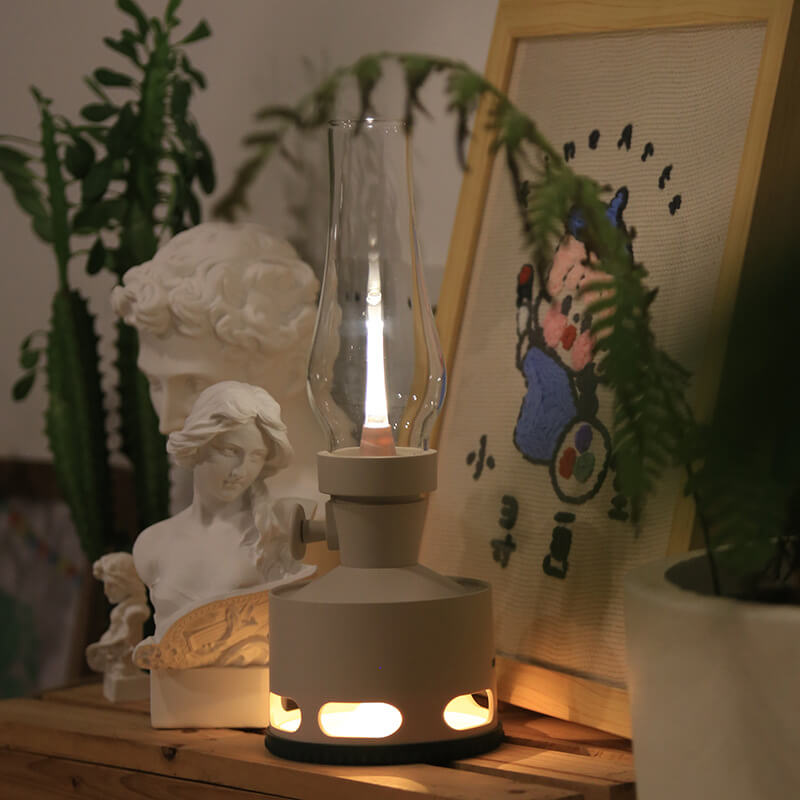 Kerosene Entertainment Room Table Lamp